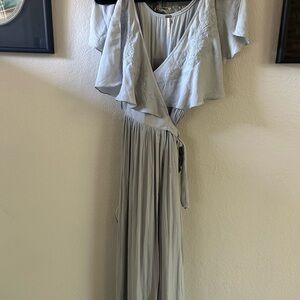 Elegant Gray Women's Dress